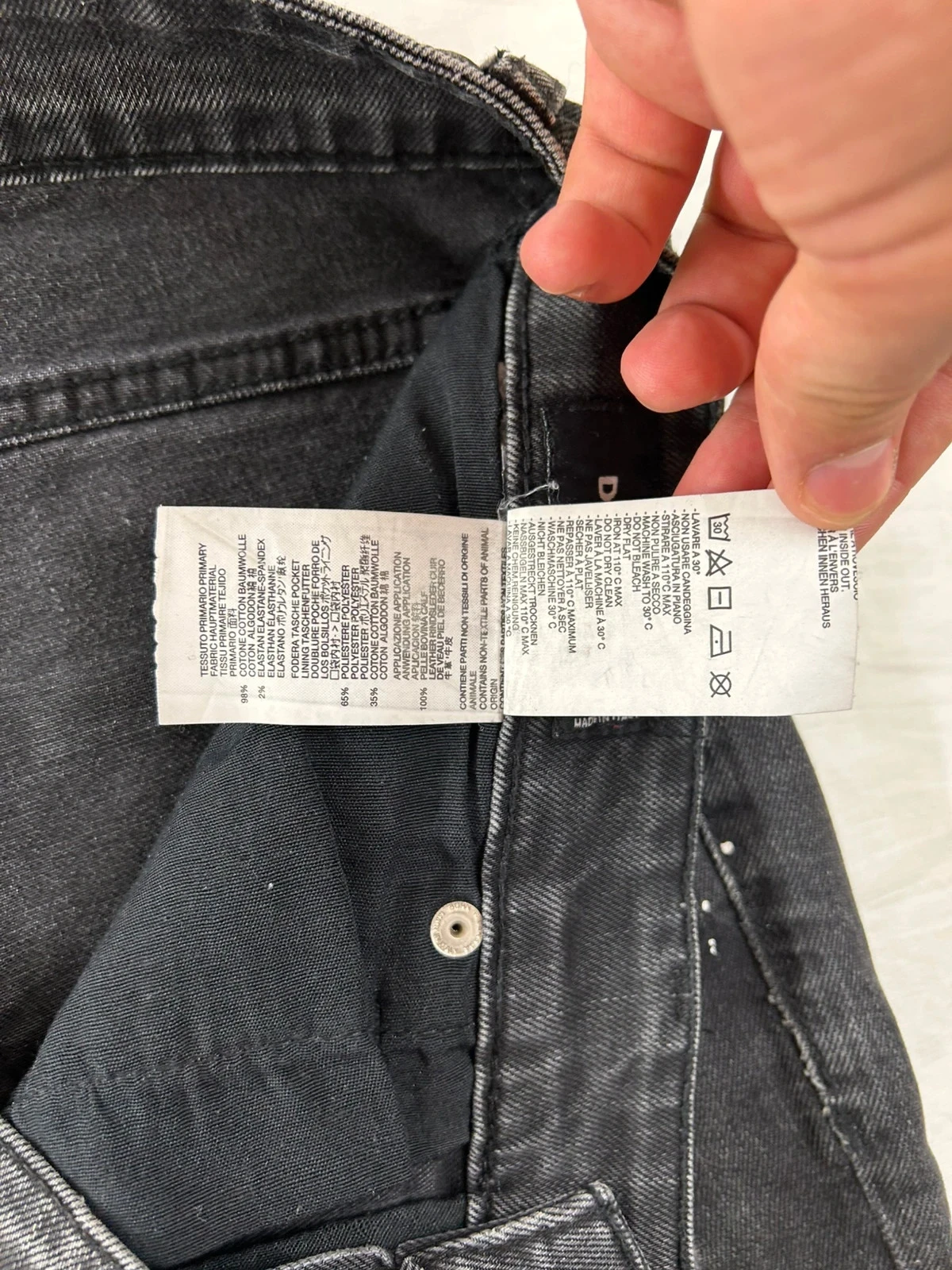 Jean rasgado preto dsquared2 tamanho 50 – photo 14